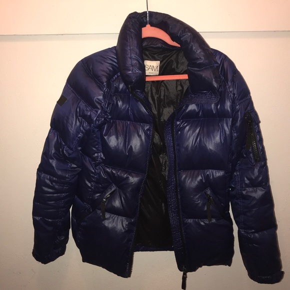 Coats | Navy Sam Jacket Coat | Poshmark
